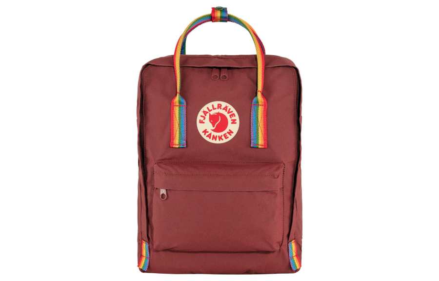 Fjallraven Kanken 16L Backpack Outdoor Bag Vinylon Red Bull Red Unisex