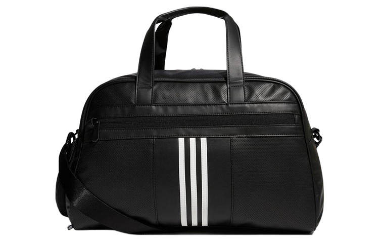 Adidas Adidas Synthetic Leather Boston Bag, Shoulder Bag, Crossbody Bag, Handbag Regular Women's Black