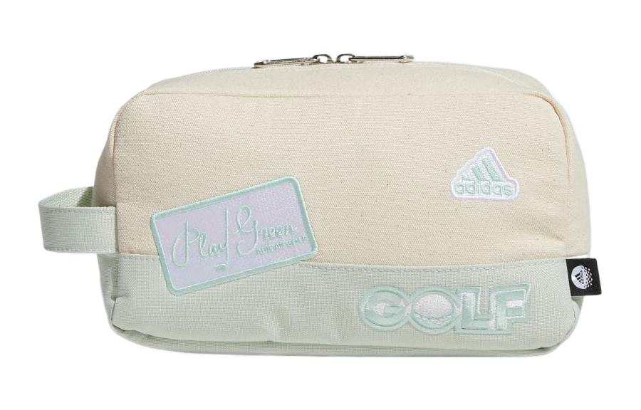 Adidas Adidas Double Zip Closure Cotton Clutch Regular Men's Linen Green