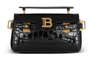 BALMAIN B Buzz Embossed Tote Bag