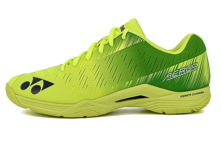 YONEX Power Cushion AERUS Z Textile, Synthetic Leather Gradient Low top Badminton Shoes Men's Bright Yellow