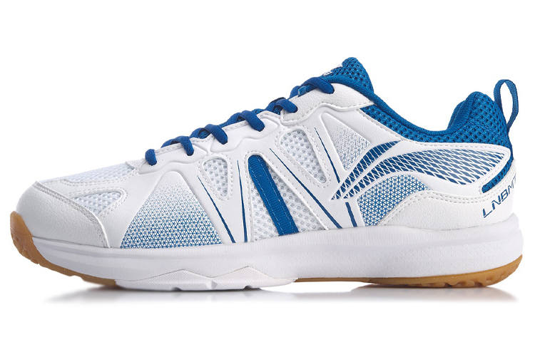 Li-Ning Li Ning Racetrack Encounter Badminton Shoes Unisex Low Top White Blue
