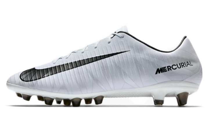 Nike Nike AG Artificial Ground Cushioning Slip Resistant Abrasion Resistant Soccer Shoes Men's Gray White