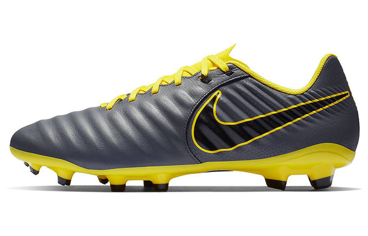 Nike Nike Tiempo Legend 7 Soccer Shoes Men's Low Top Gray/Yellow
