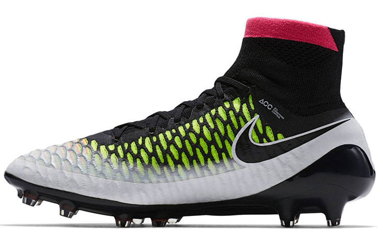 Nike Nike Magista Obra Soccer Shoes Men's High Top White/Black/Green/Red
