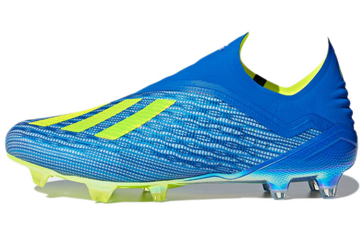 Adidas Adidas X 18+ FG Firm Ground Slip Resistant Coverage Slip Resistant Coverage Soccer Shoes Men's Lake Blue