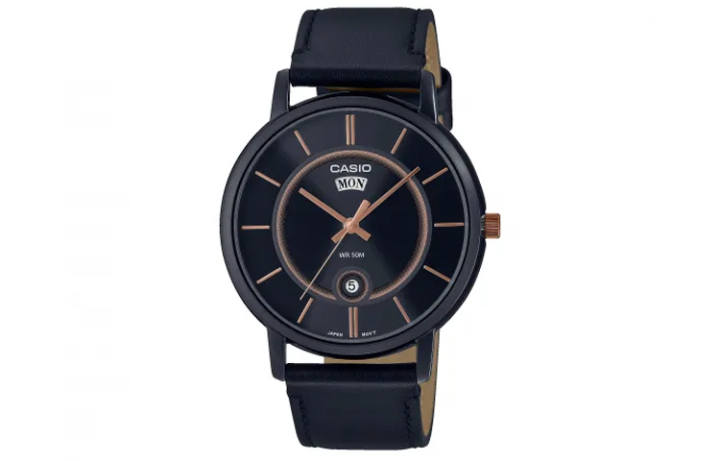 CASIO CASIO Men Standard Series Black Watch MTP-B120BL-1A