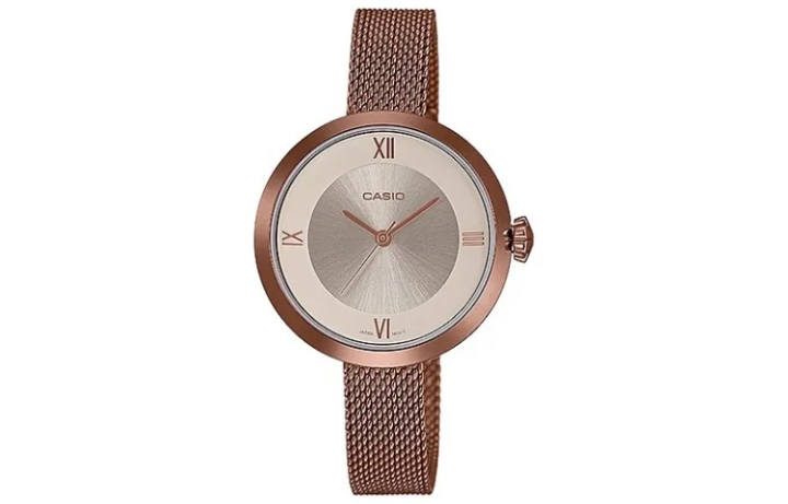 CASIO CASIO Women's Standard Series Coffee Watch LTP-E154MR-9A