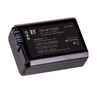 FB Camera Batteries NP FW50 Sony A6500, A6400, A6300, A6100, A6000, A5100, A7M2, A7R2, A7S2, Black Khaki RX10