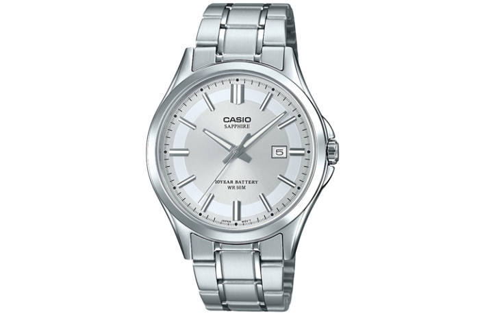 CASIO CASIO Men Silver Watch MTS-100D-7A