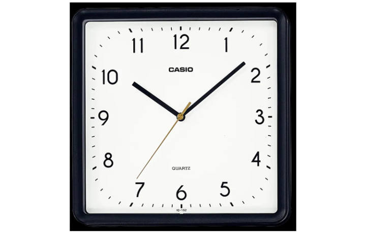 CASIO CASIO Quartz Movement Resin Case Wall Clock Unisex White