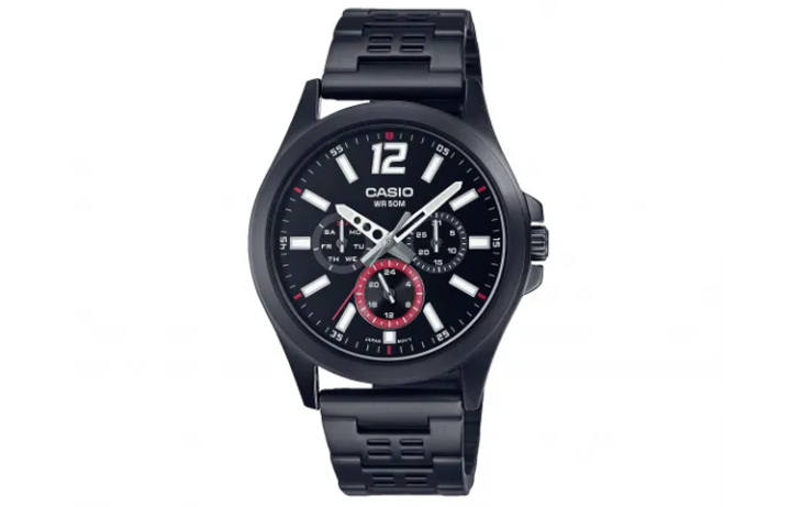 CASIO CASIO Men Standard Series Black Watch MTP-E350B-1BV