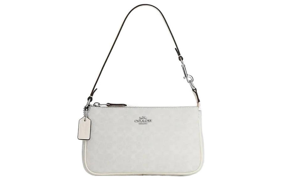 COACH Nolita PVC Shoulder Bag, Handbag, Shoulder Bag Small Women's White