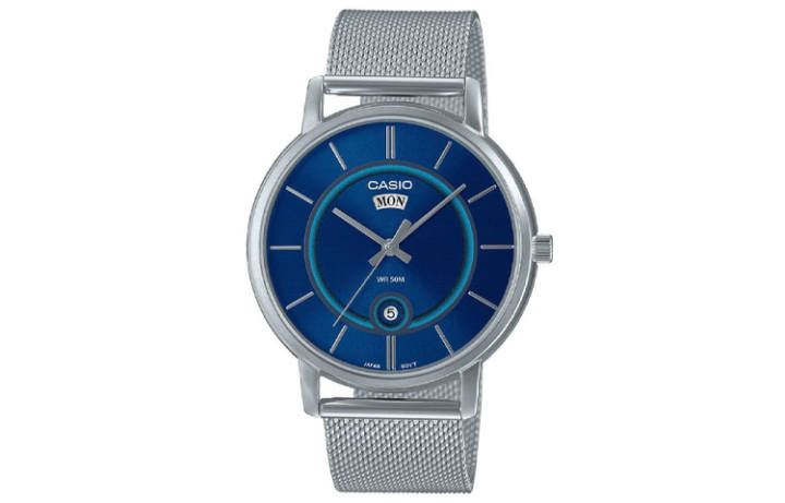CASIO CASIO Men Standard Series Blue Watch MTP-B120M-2A