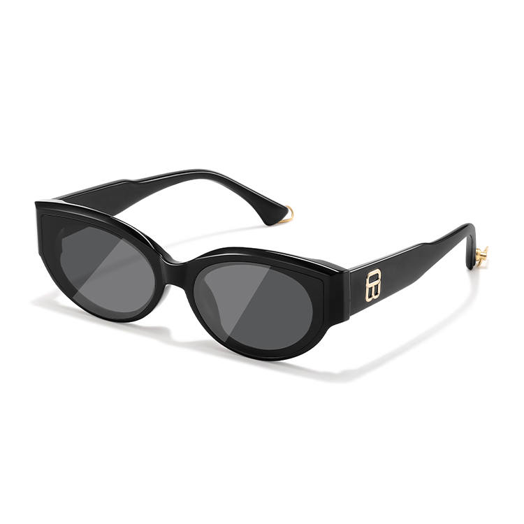 BERTHA Cat Eye Ink Lenses Unisex Black, Tortoiseshell, Transparent Gray Lens