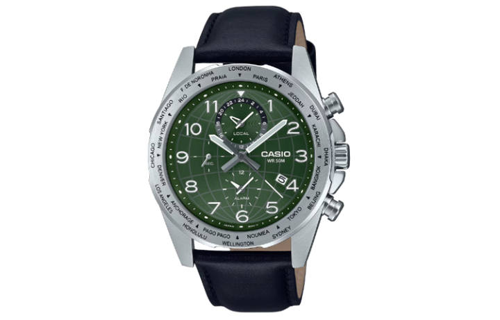 CASIO CASIO Men Standard Series Green Watch MTP-W500L-3AV