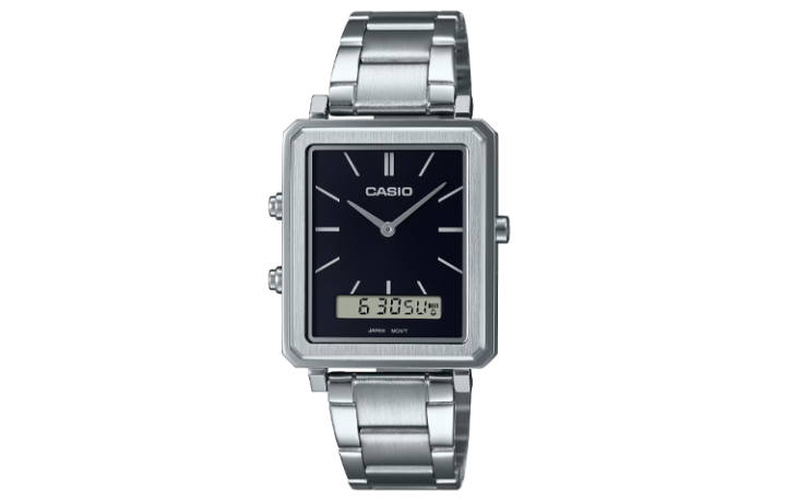CASIO CASIO Men Standard Series Black Watch MTP-B205D-1E