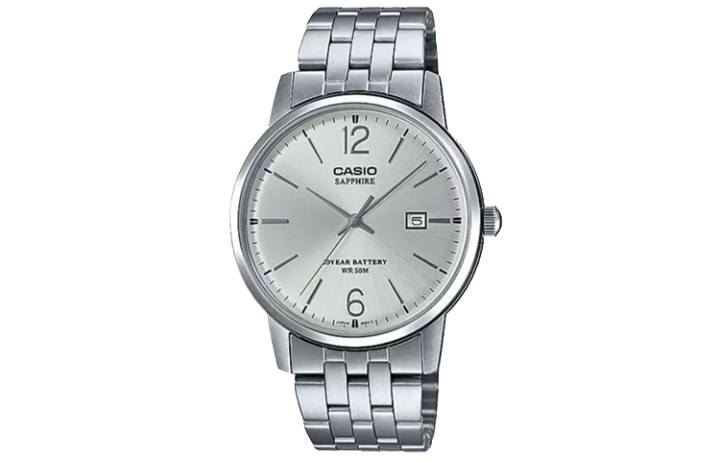CASIO CASIO Men Silver Watch MTS-110D-7A