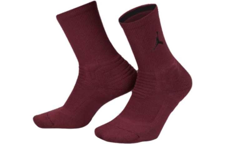 Jordan Jordan Crew Socks Men's 1 Pack Cherrywood Red