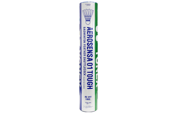 YONEX YONEX Aerosensa Collection AS 01TEX Duck Feather Shuttlecock 12 Pack Shuttlecocks