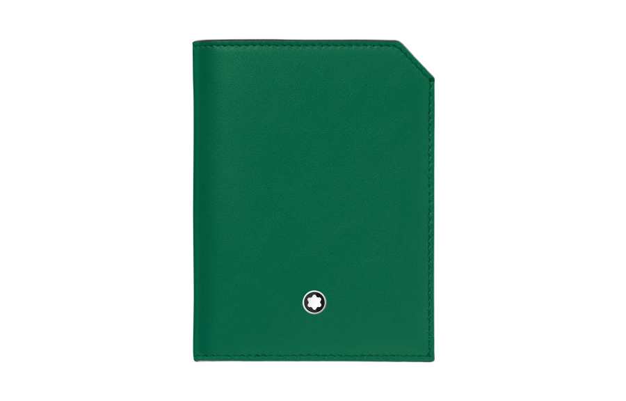 MONTBLANC Calfskin Wallet Mini Men's Green