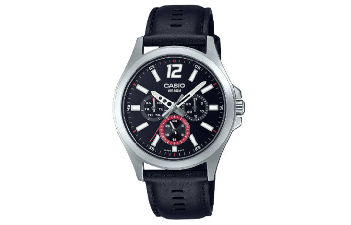 CASIO CASIO Men Standard Series Black Watch MTP-E350L-1BV