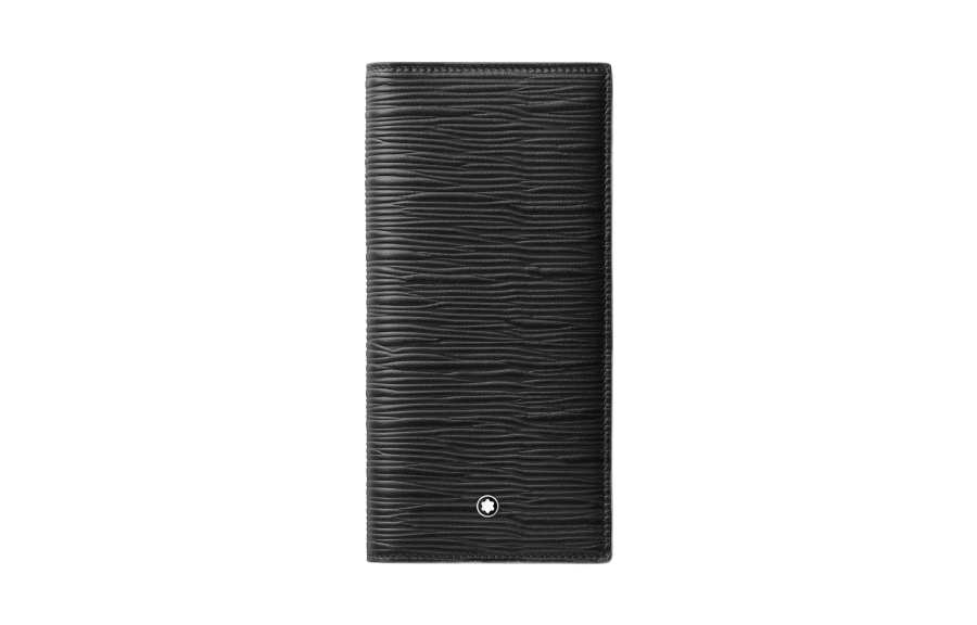 MONTBLANC MONTBLANC Cow Leather Wallet Men's Black