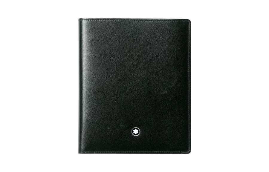 MONTBLANC Meisterstuck Cow Leather Card Holder, Wallet Men's Black