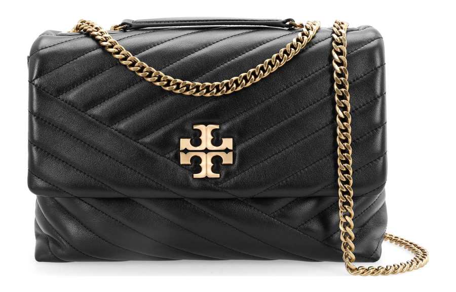 TORY BURCH Kira Sheepskin Shoulder Bag, Crossbody Bag Large Women's Black
