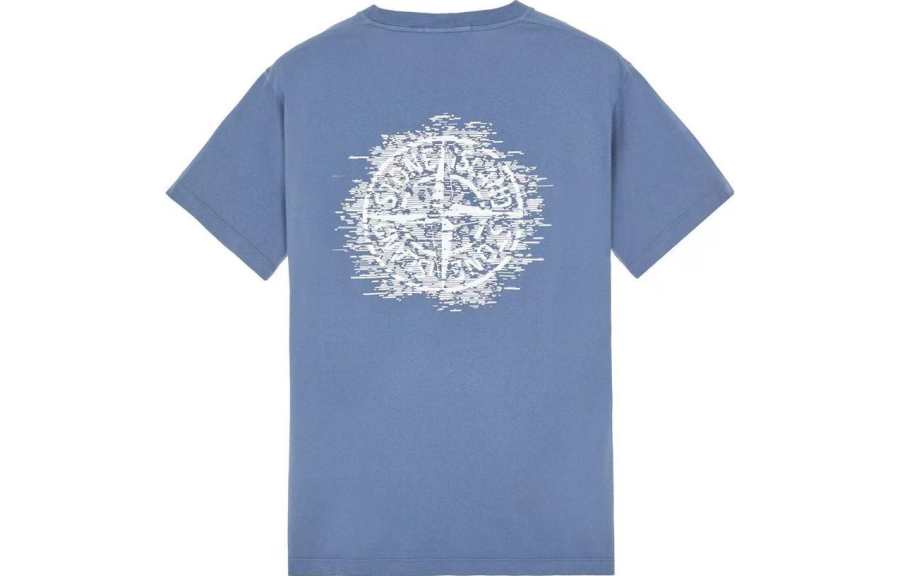 STONE ISLAND Logo Printed Crewneck T-Shirt