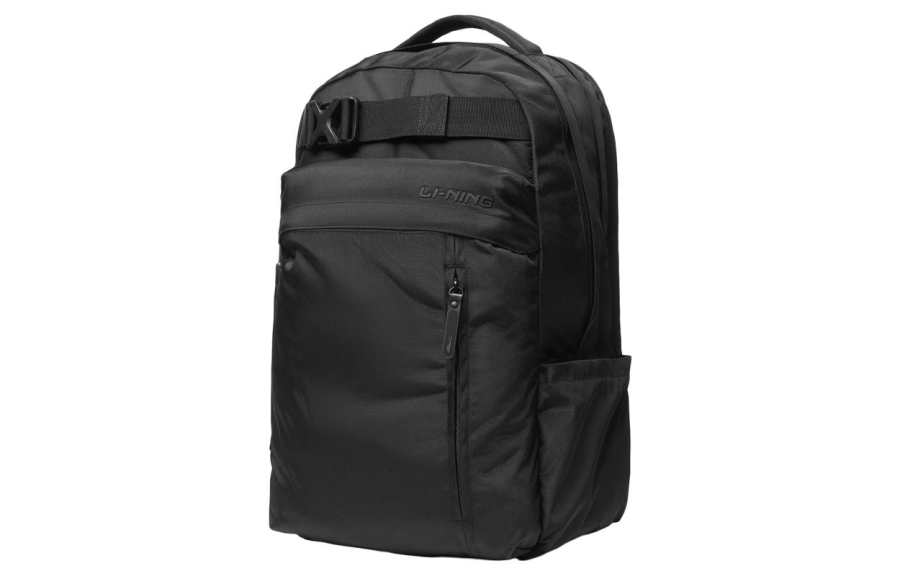 Li-Ning Li Ning Sports Life Collection Polyester Sports Backpack Regular Unisex Black