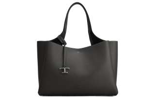 TOD'S T Timeless Logo Plaque Medium Tote Bag