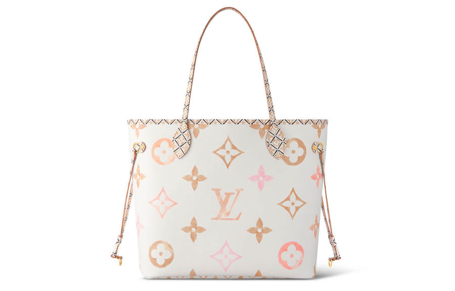 LOUIS VUITTON LOUIS VUITTON Neverfull Mm Beige