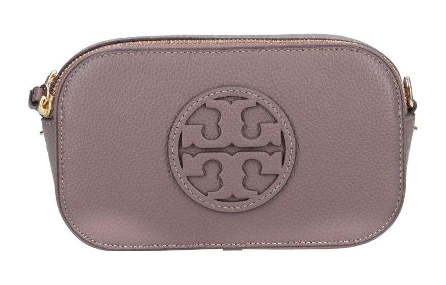 TORY BURCH Leather Crossbody Bags Mini Women's Taupe