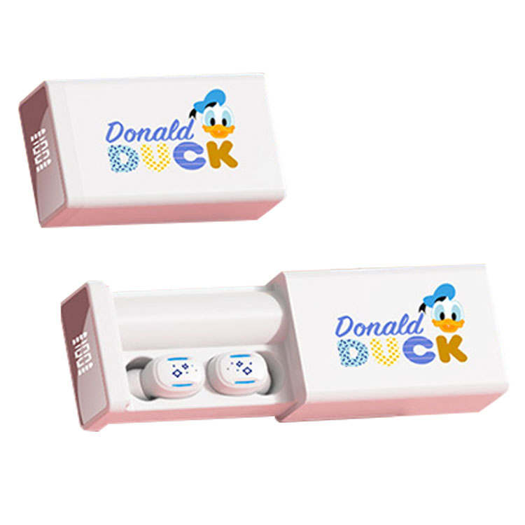 Disney LF226 Cartoon Cute Wireless Dual Purpose Power Bank In ear Bluetooth Headset
