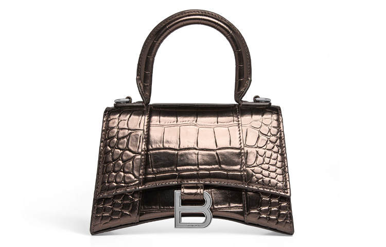 Balenciaga Croc Embossed Xs Tote Bag
