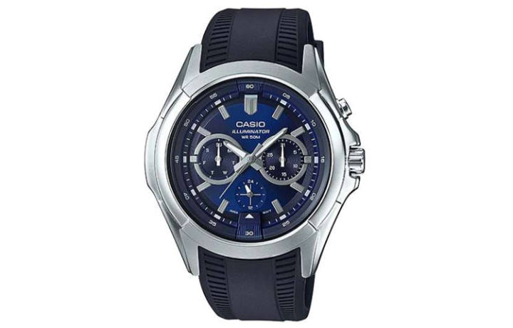 CASIO CASIO Men Standard Series Blue Watch MTP-E204-2AVDF
