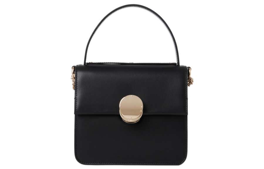Chloé Chloe Calfskin Shoulder Bag, Crossbody Bag, Handbag Small Women's Black