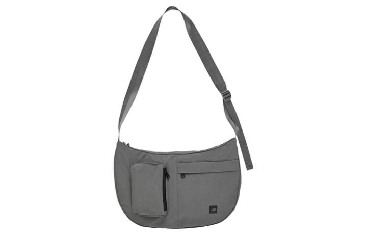 New Balance New Balance Polyester Shoulder Bag, Crossbody Bag Regular Men's Gray