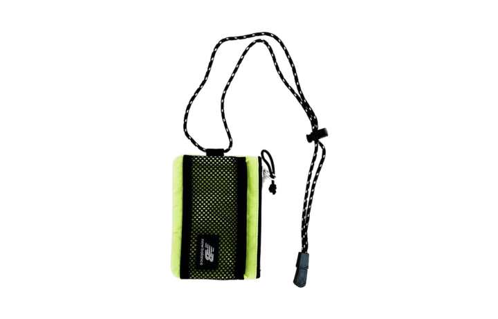 New Balance New Balance Zip Closure Nylon Wallet, Card Holder Regular Unisex Yellow