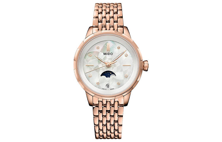 MIDO Quartz Movement Gold Women's Watch 31mm Mother of Pearl Color Watch Dial