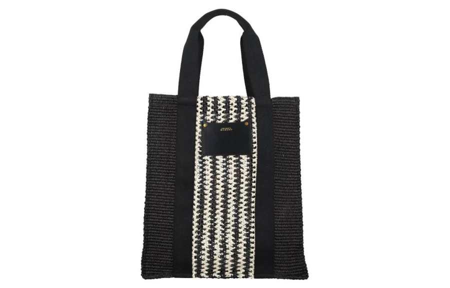 ISABEL MARANT Cotton One Shoulder Handbag Women's Black