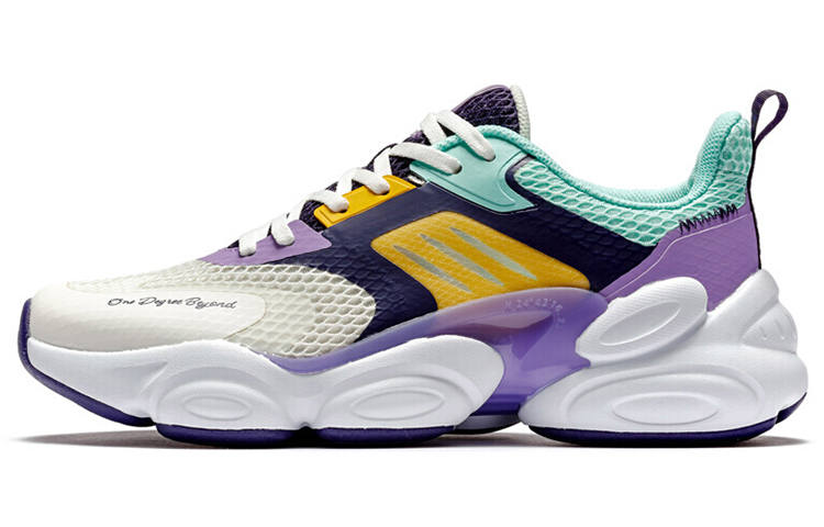 361° Casual Shoes Women's Low Top White/Purple/Yellow/Green