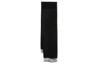 MaxMara Embroidered-logo Cashmere Scarf