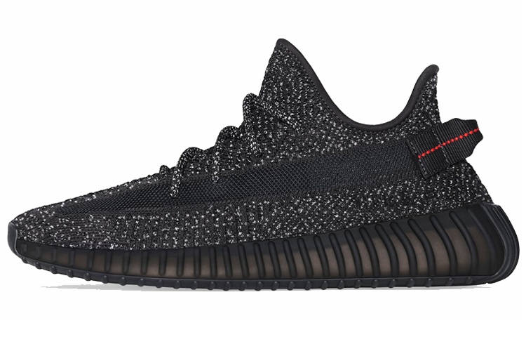 Adidas Originals Yeezy Boost 350 V2 Black Baby's Breath 'Black' Mesh Low top Casual Shoes Unisex Black