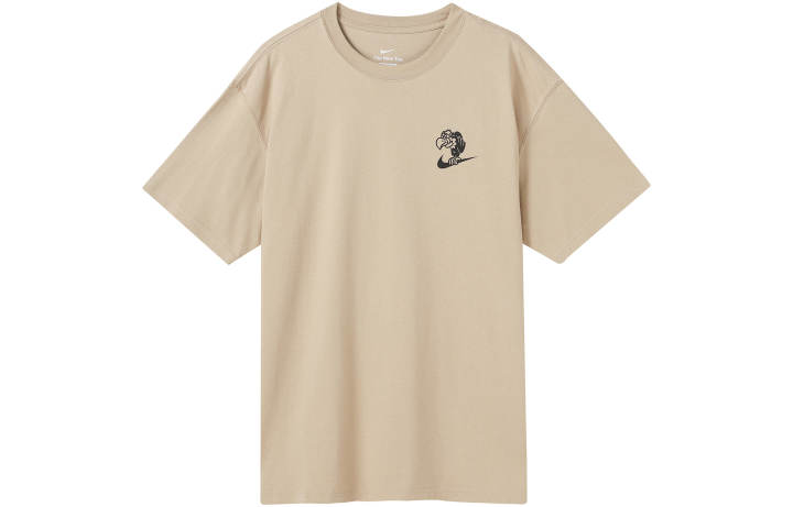 Nike Nike T Shirts Men's Beige Crew Neck Moderate