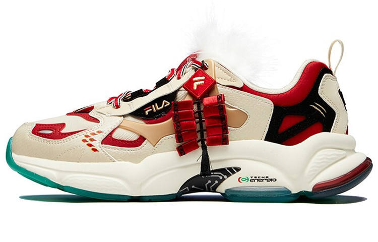 FILA FUSION Rjv 'Creamwhite Dark Red'