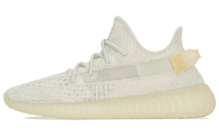 Adidas Originals Yeezy Boost 350 V2 Small Daisy 'Light' Fabric Low top Casual Shoes Men's White Yellow