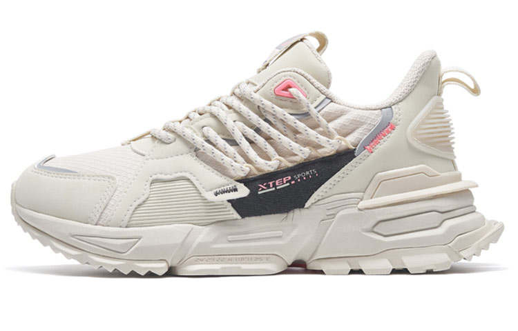 XTEP Mesh, Synthetic Leather Cushioning Slip Resistant Abrasion Resistant Low top Casual Shoes Women's