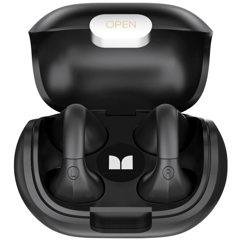 MONSTER MONSTER Open Ear 101 Open Sports Sweat Resistant Earbud Design Ear mounted Passive Noise Cancellation Bluetooth Headset
